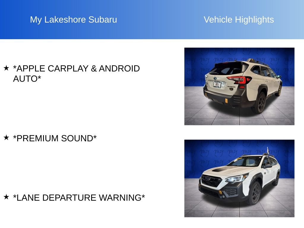 Certified 2025 Subaru Outback Wilderness AWD/4WD image 7
