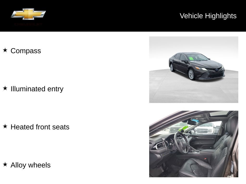 Used 2018 Toyota Camry XLE w/ Audio Package image 18