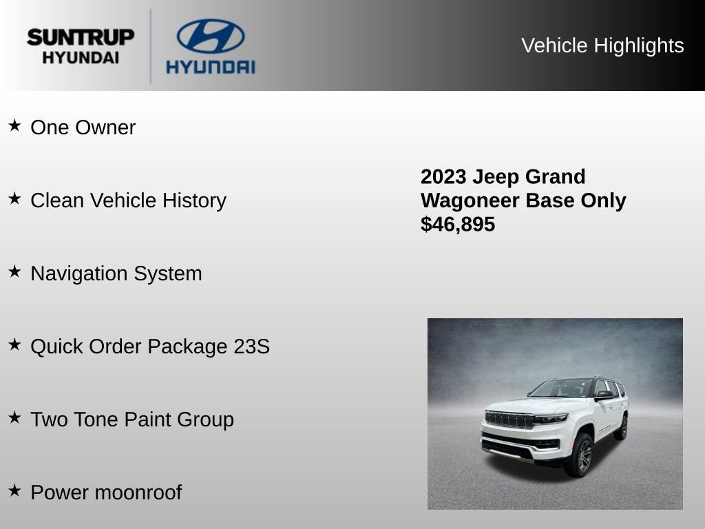 Used 2023 Jeep Grand Wagoneer 4WD image 8
