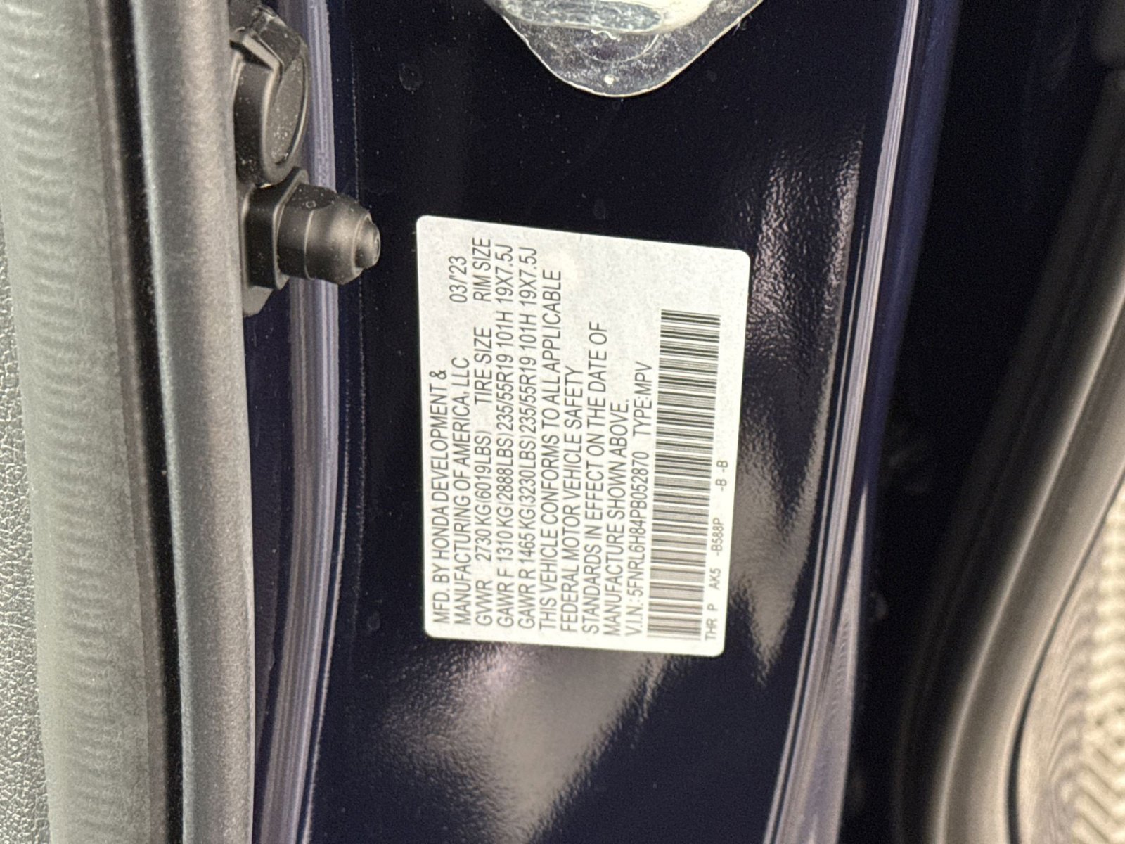Used 2023 Honda Odyssey Touring image 27