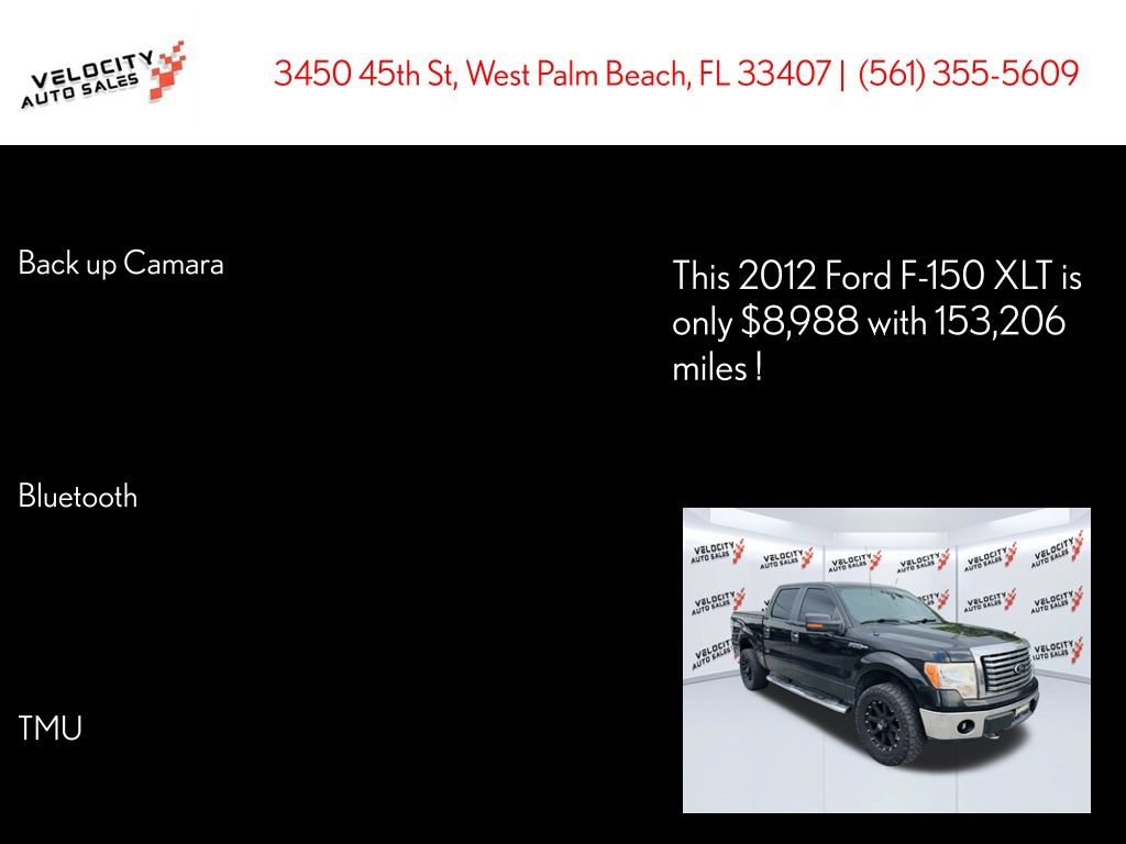 Used 2012 Ford F150 XLT w/ XLT Chrome Pkg AWD/4WD image 20