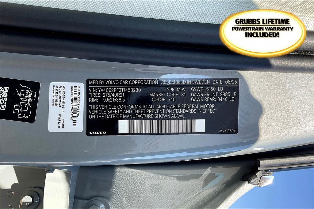 New 2026 Volvo XC90 B6 Ultra w/ Protection Package image 22