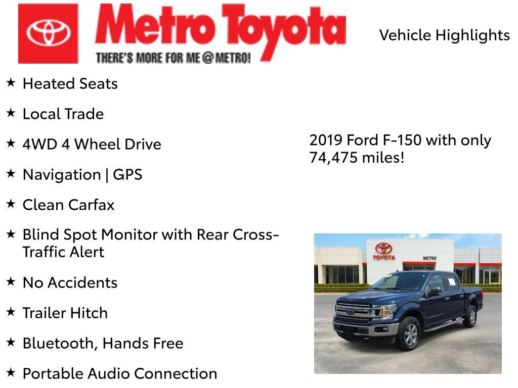 Used 2019 Ford F150 XLT w/ Equipment Group 302A Luxury AWD/4WD image 8