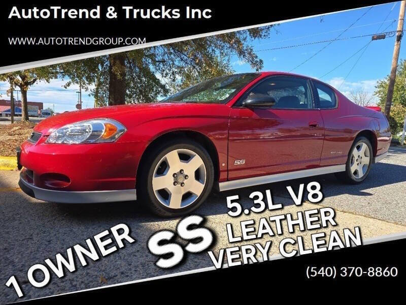 Used 2007 Chevrolet Monte Carlo SS w/ Convenience Package image 1