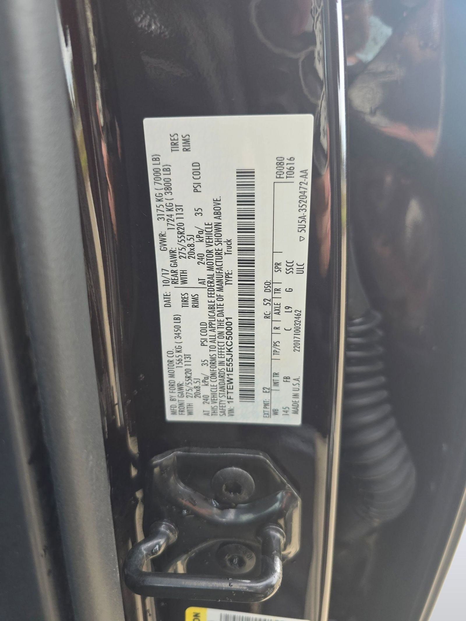 Used 2018 Ford F150 XLT w/ Equipment Group 302A Luxury image 19