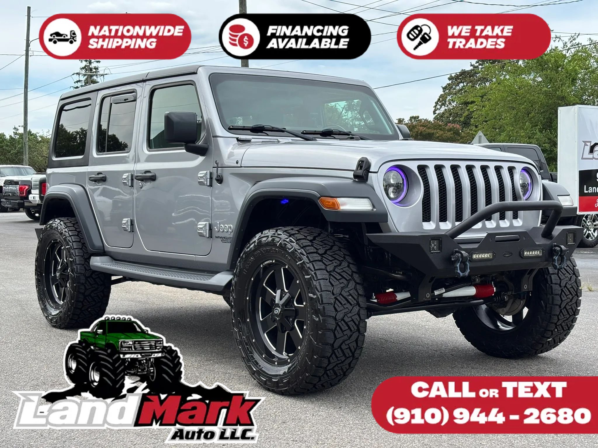 Used 2019 Jeep Wrangler Unlimited Sport S AWD/4WD image 1