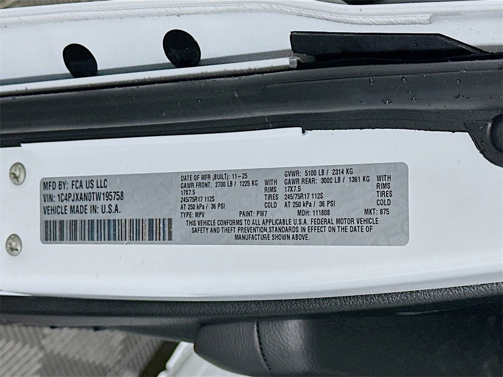 New 2026 Jeep Wrangler Sport S image 18