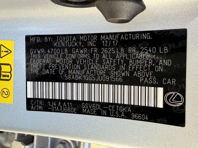 Used 2018 Lexus ES 350 w/ Premier Package image 32