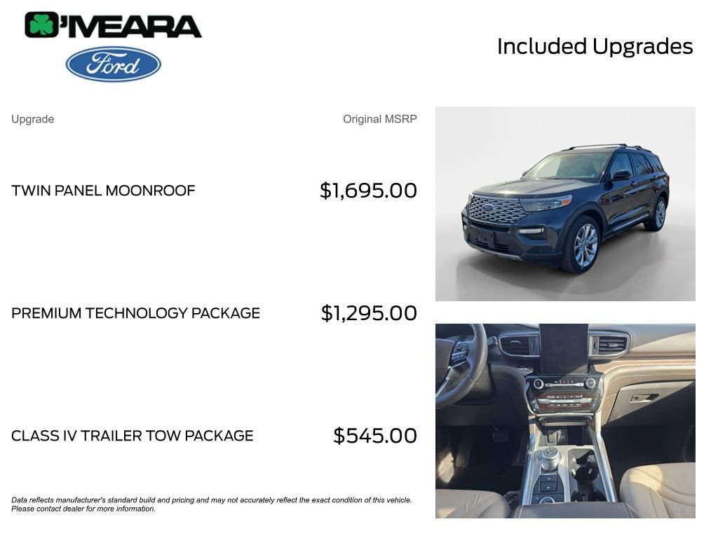 Used 2023 Ford Explorer Platinum w/ Premium Technology Package image 4