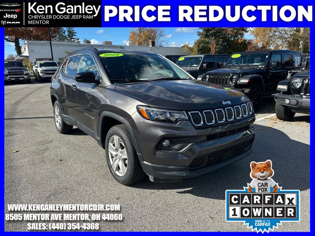 Certified 2022 Jeep Compass Latitude w/ Convenience Group