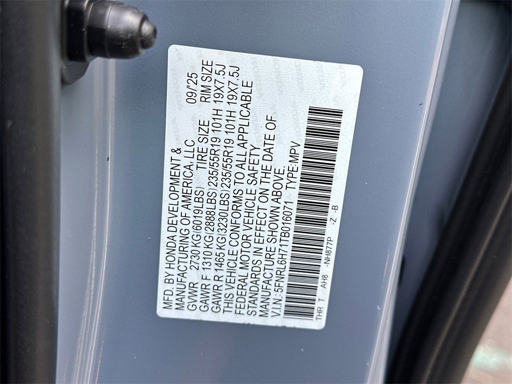 New 2026 Honda Odyssey Sport-L image 36