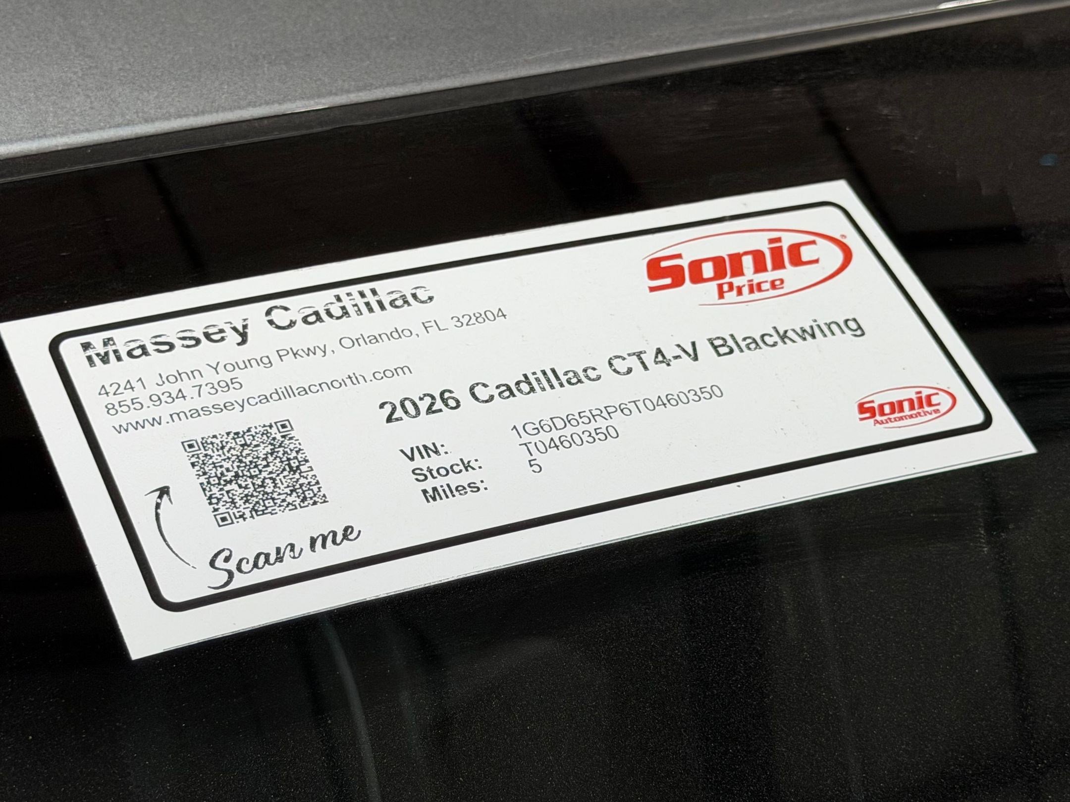 New 2026 Cadillac CT4 V Blackwing RWD image 57