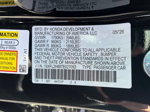 New 2026 Honda Civic Sport image 19