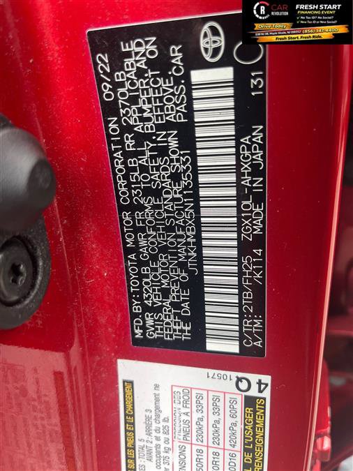 Used 2022 Toyota C-HR Nightshade image 8