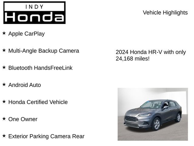 Certified 2024 Honda HR-V LX image 7