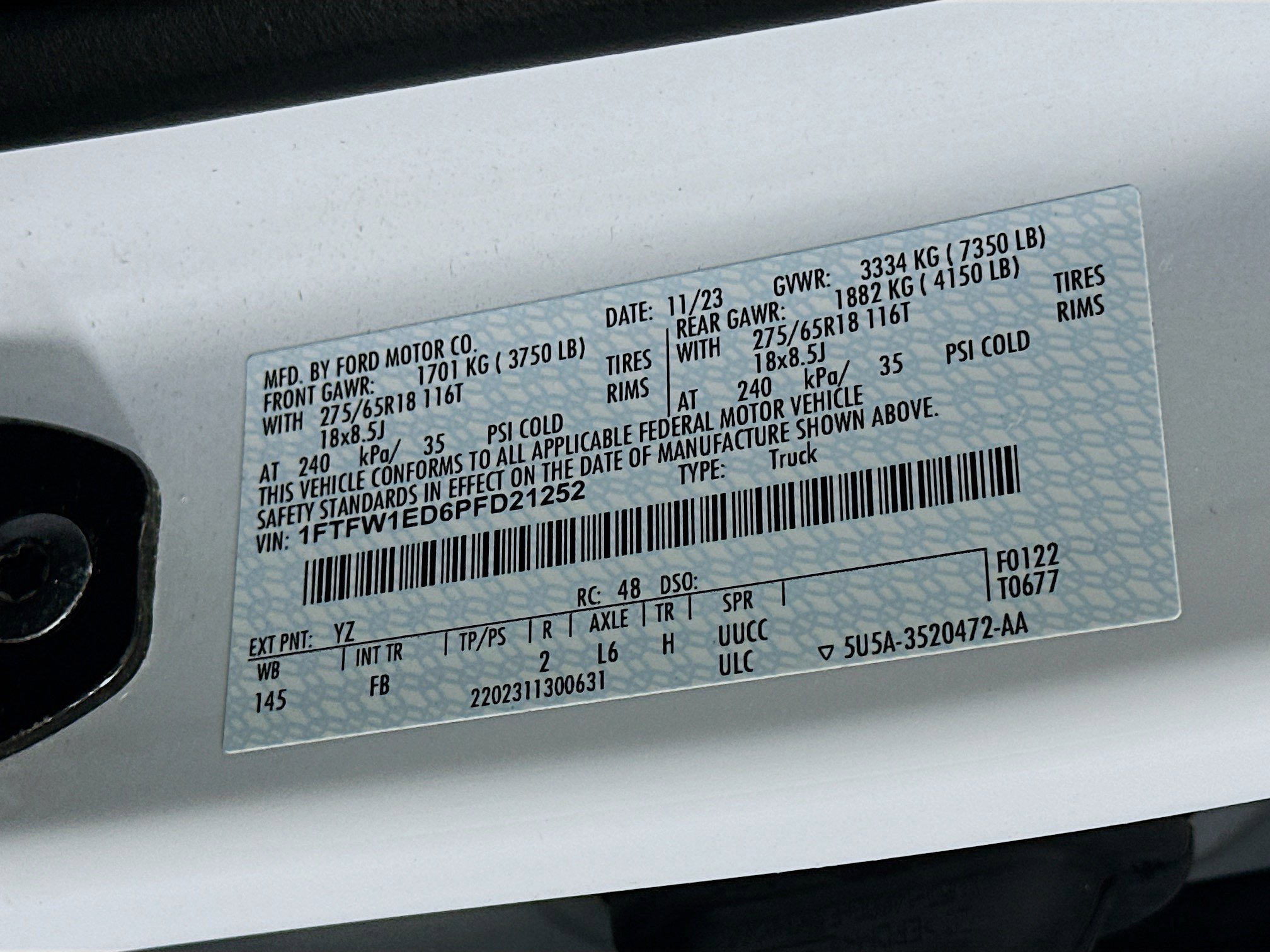 Used 2023 Ford F150 XLT w/ Equipment Group 302A High image 12