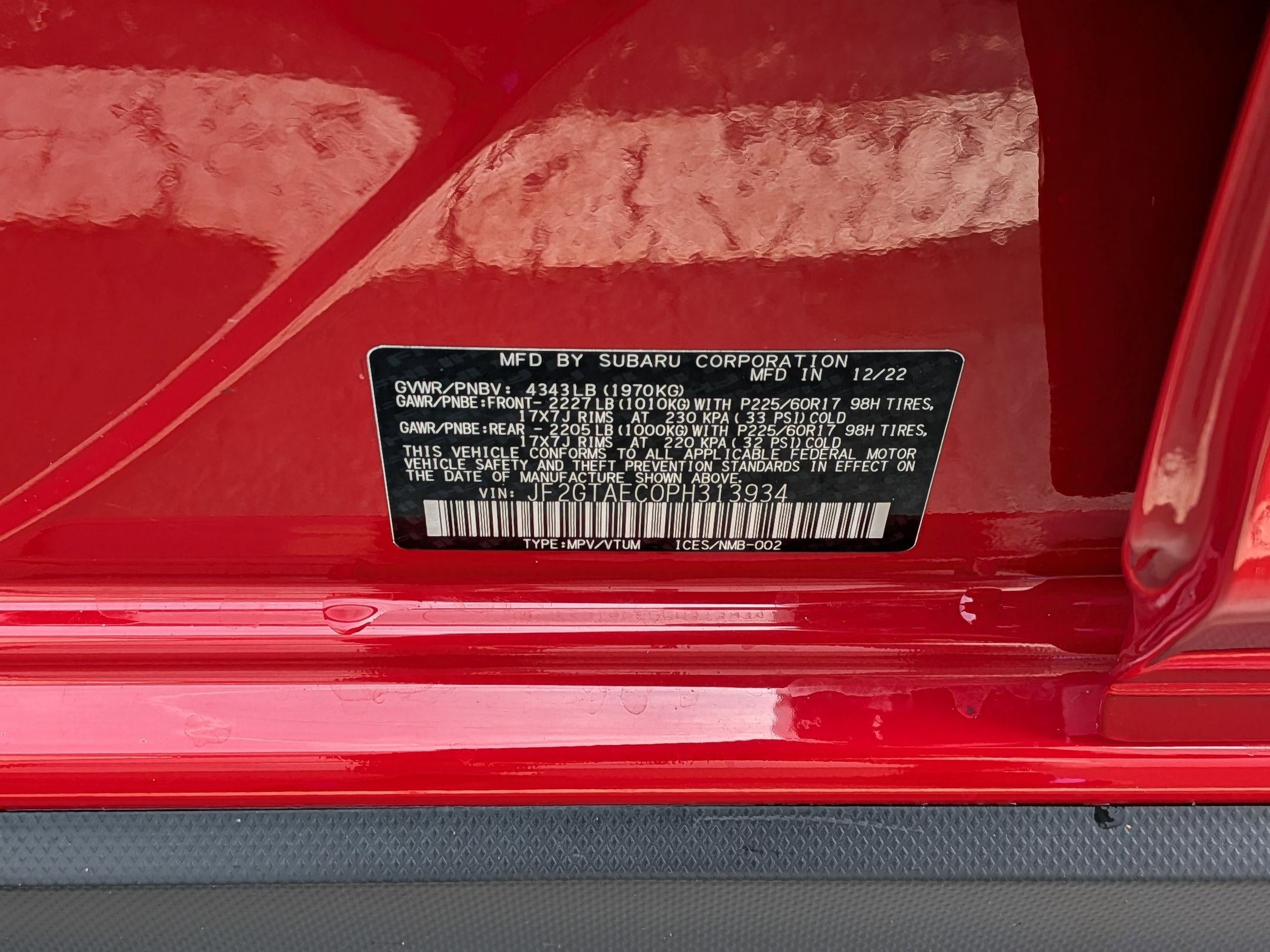 Used 2023 Subaru Crosstrek 2.0i Premium image 27