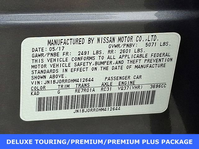 Used 2017 INFINITI QX50 AWD w/ Deluxe Touring Package image 27