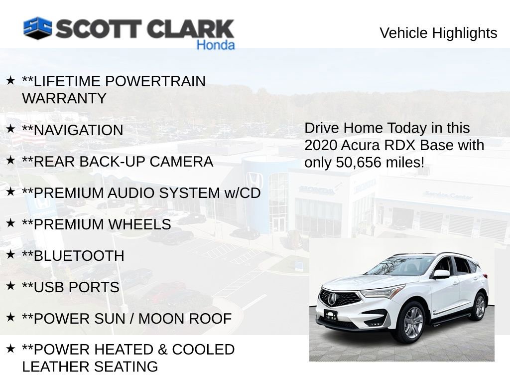 Used 2020 Acura RDX AWD w/ Advance Package image 11