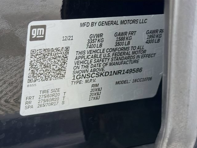 Used 2022 Chevrolet Tahoe Premier RWD image 35
