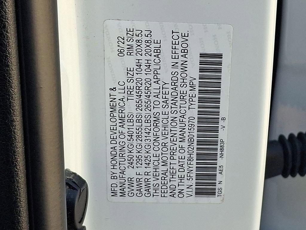Certified 2022 Honda Passport Elite image 27
