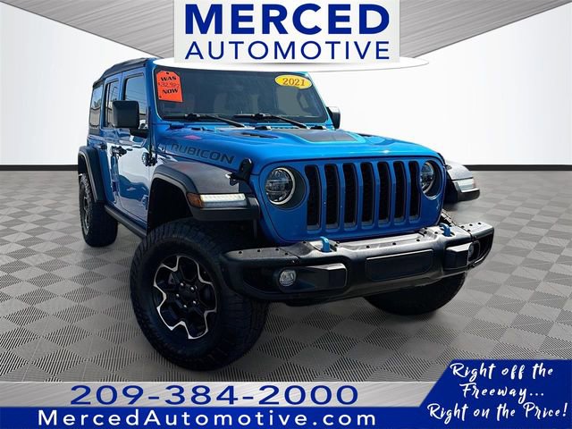 Used 2021 Jeep Wrangler Unlimited Rubicon 4xe w/ Steel Bumper Group