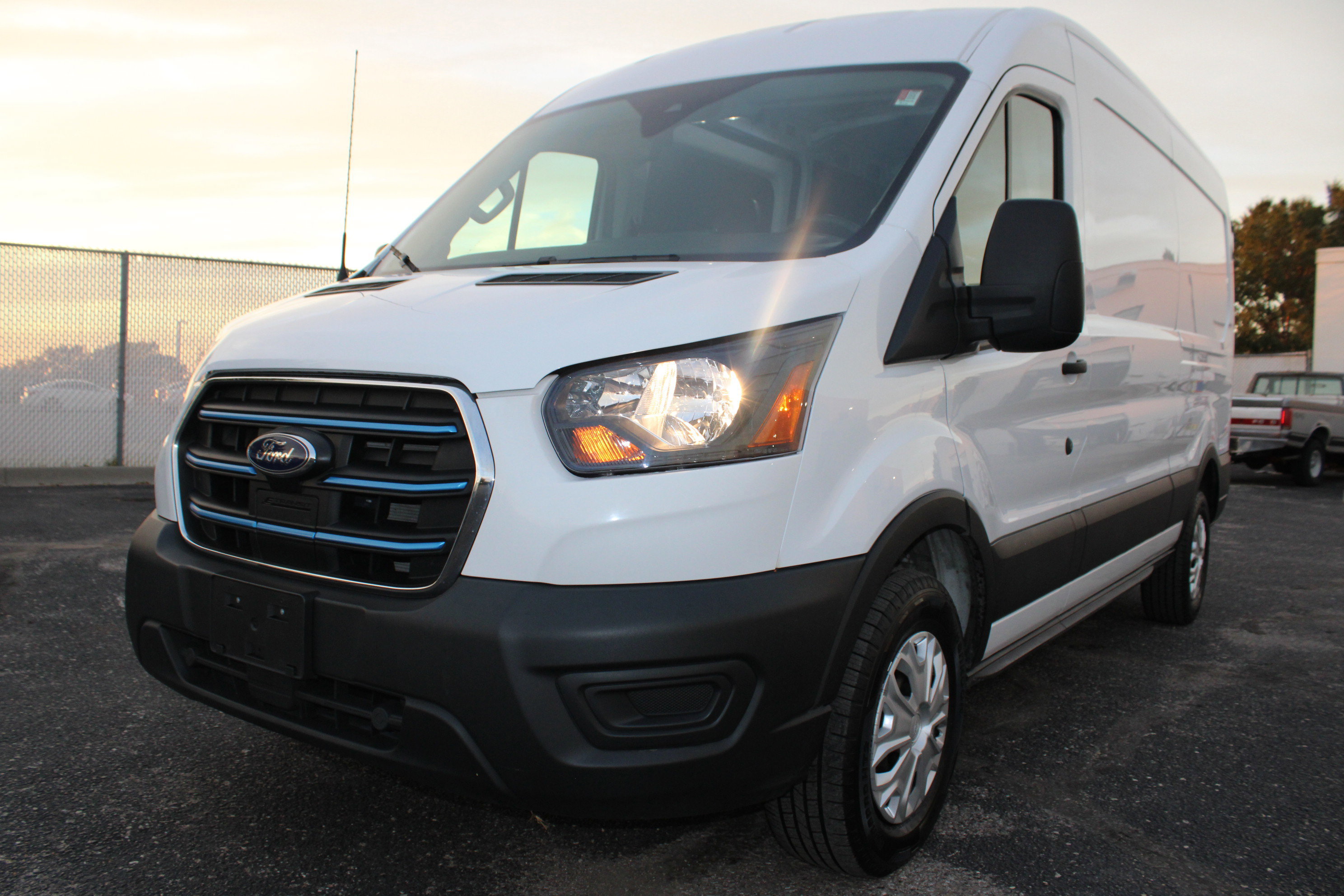 Used 2023 Ford E-Transit Medium Roof w/ Load Area Protection Package RWD image 56