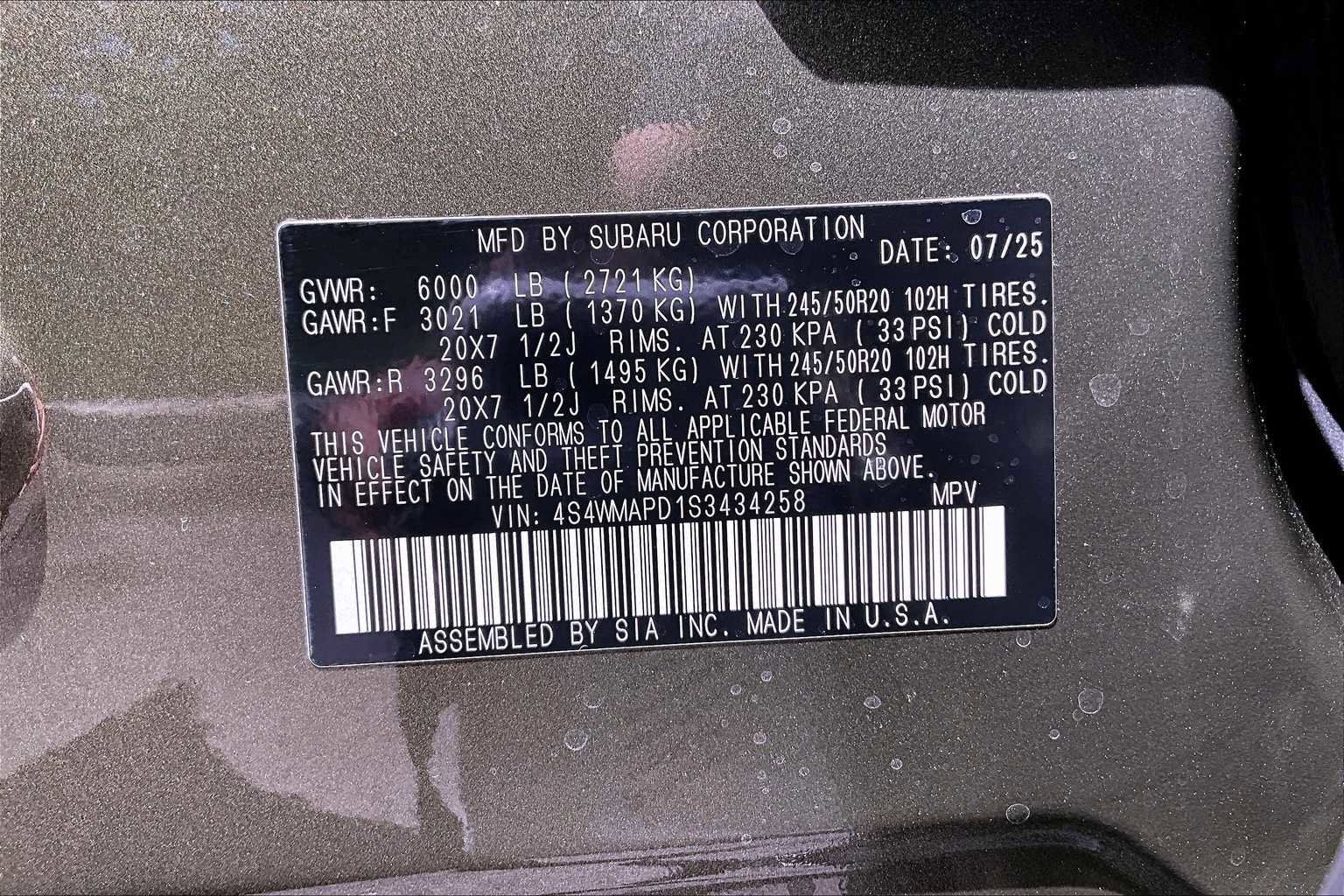 New 2025 Subaru Ascent Limited image 21