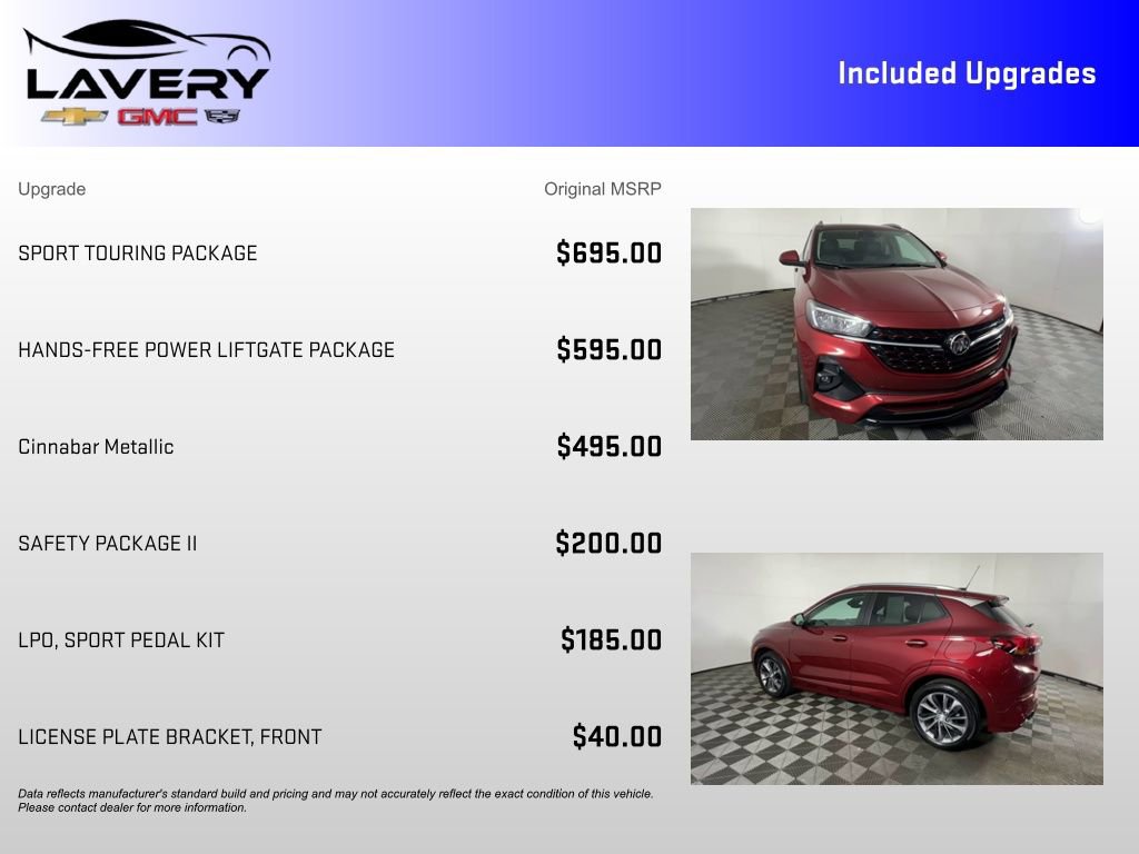 Certified 2023 Buick Encore GX Select w/ Sport Touring Package FWD image 7