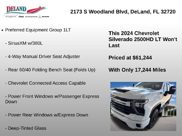 Used 2024 Chevrolet Silverado 2500 LT w/ Z71 Sport Edition AWD/4WD image 7