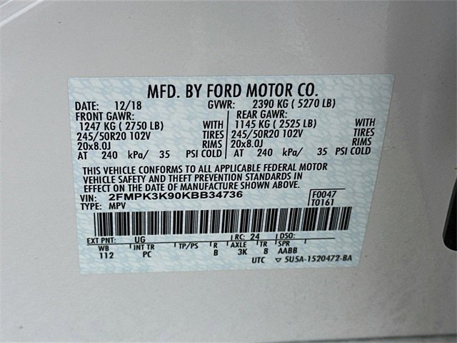 Used 2019 Ford Edge Titanium w/ Equipment Group 301A image 27