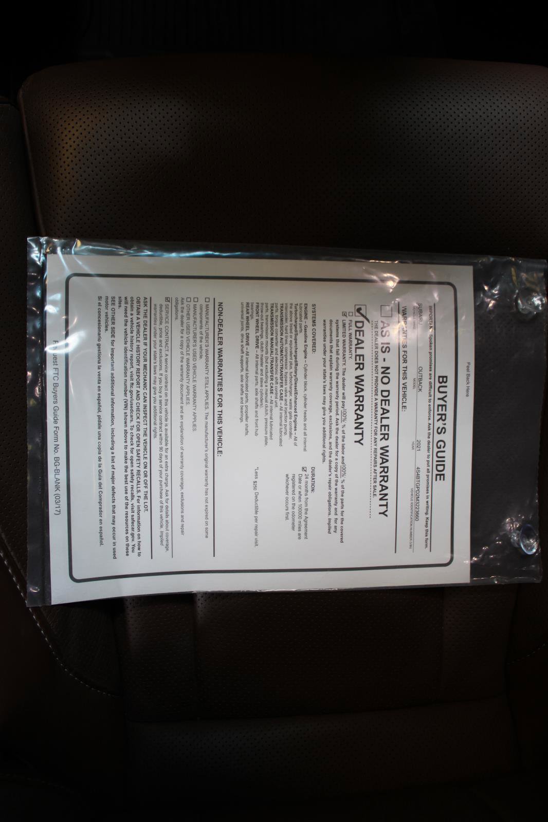 Used 2021 Subaru Outback Touring XT image 47