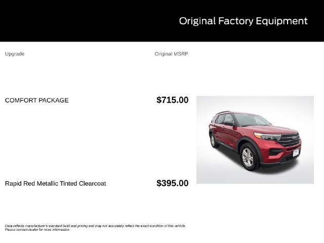 Used 2020 Ford Explorer XLT w/ Comfort Package AWD/4WD image 11