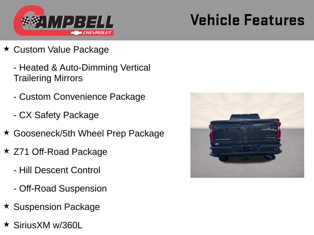 Used 2024 Chevrolet Silverado 2500 Custom w/ Custom Value Package AWD/4WD image 31