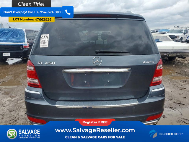 Used 2011 Mercedes-Benz GL 450 4MATIC image 8