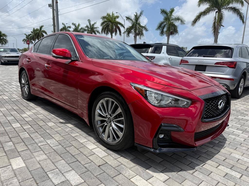 Used 2024 INFINITI Q50 Luxe w/ Cargo Package