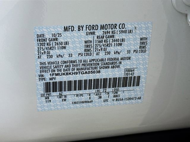 New 2026 Ford Explorer ST-Line w/ ST-Line Street Pack image 35