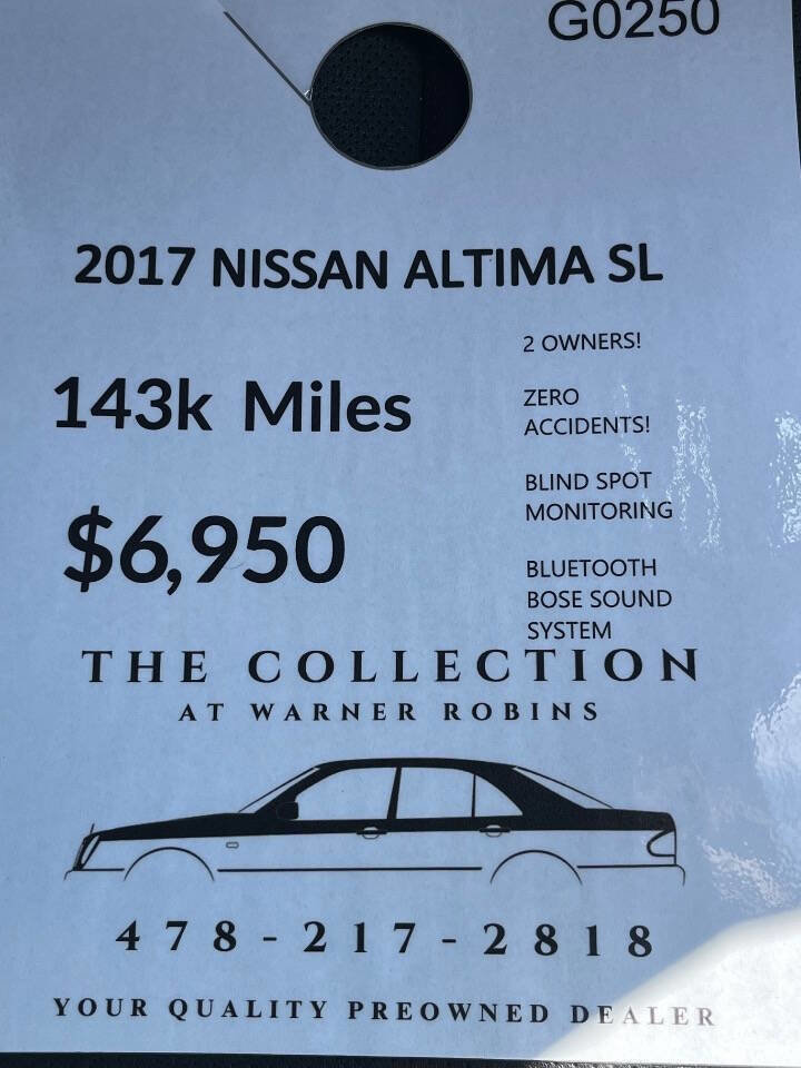 Used 2017 Nissan Altima 2.5 SL w/ Moonroof Package FWD image 2