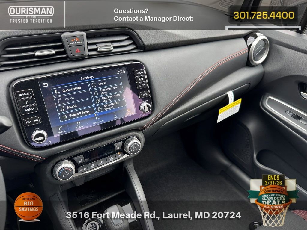New 2025 Nissan Versa SR w/ Trunk Package image 21