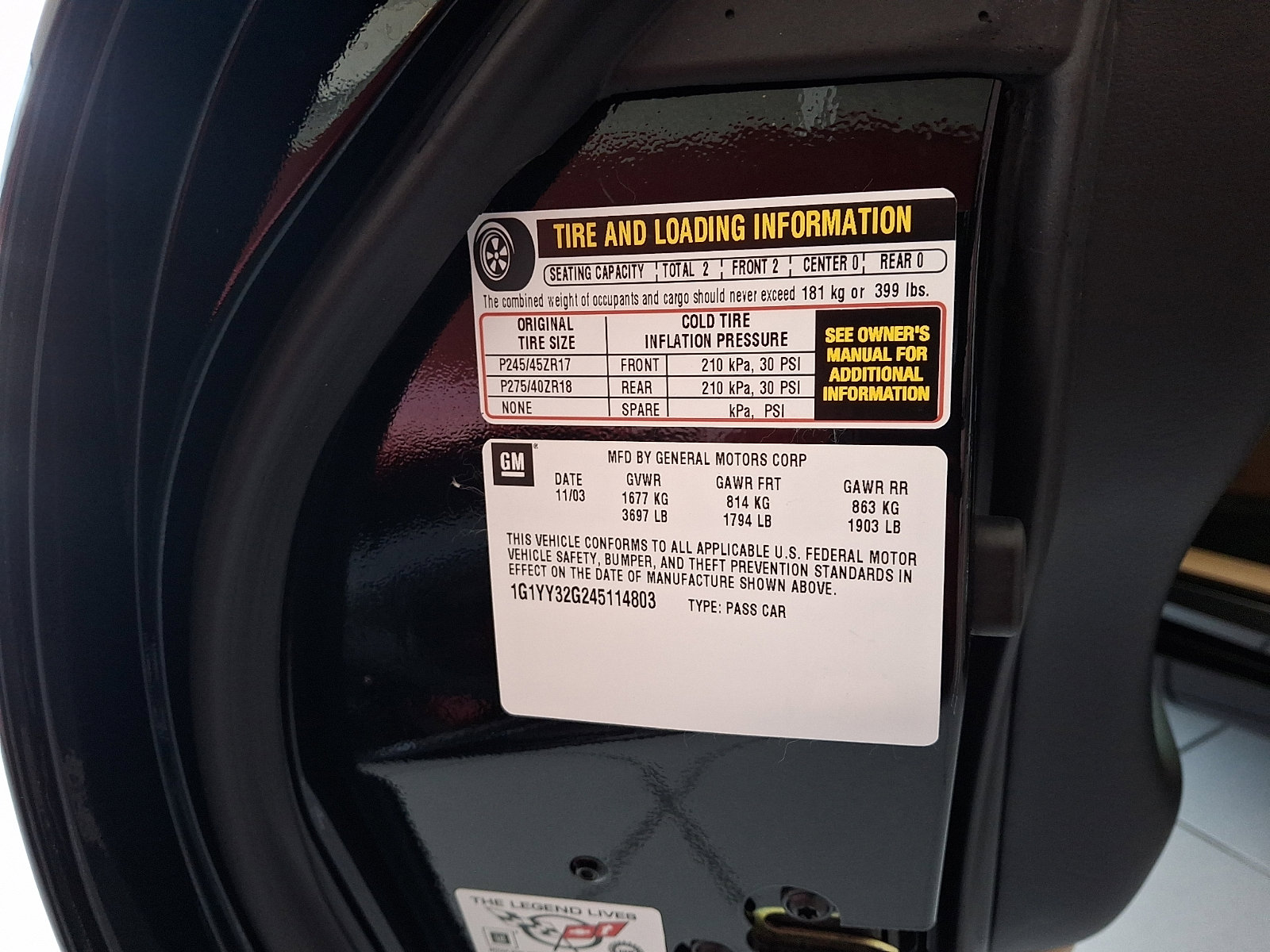 Used 2004 Chevrolet Corvette Convertible w/ Preferred Equipment Group image 28