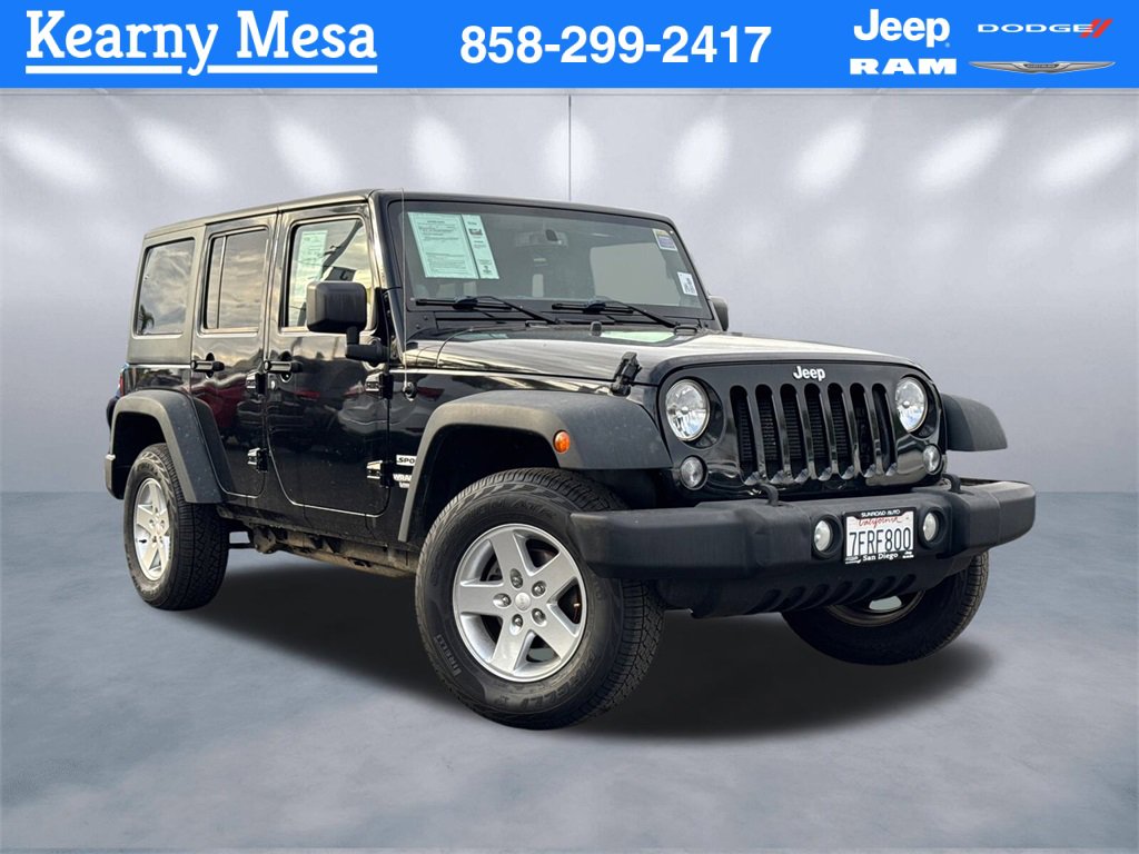 Used 2014 Jeep Wrangler Unlimited Sport w/ Quick Order Package 24S
