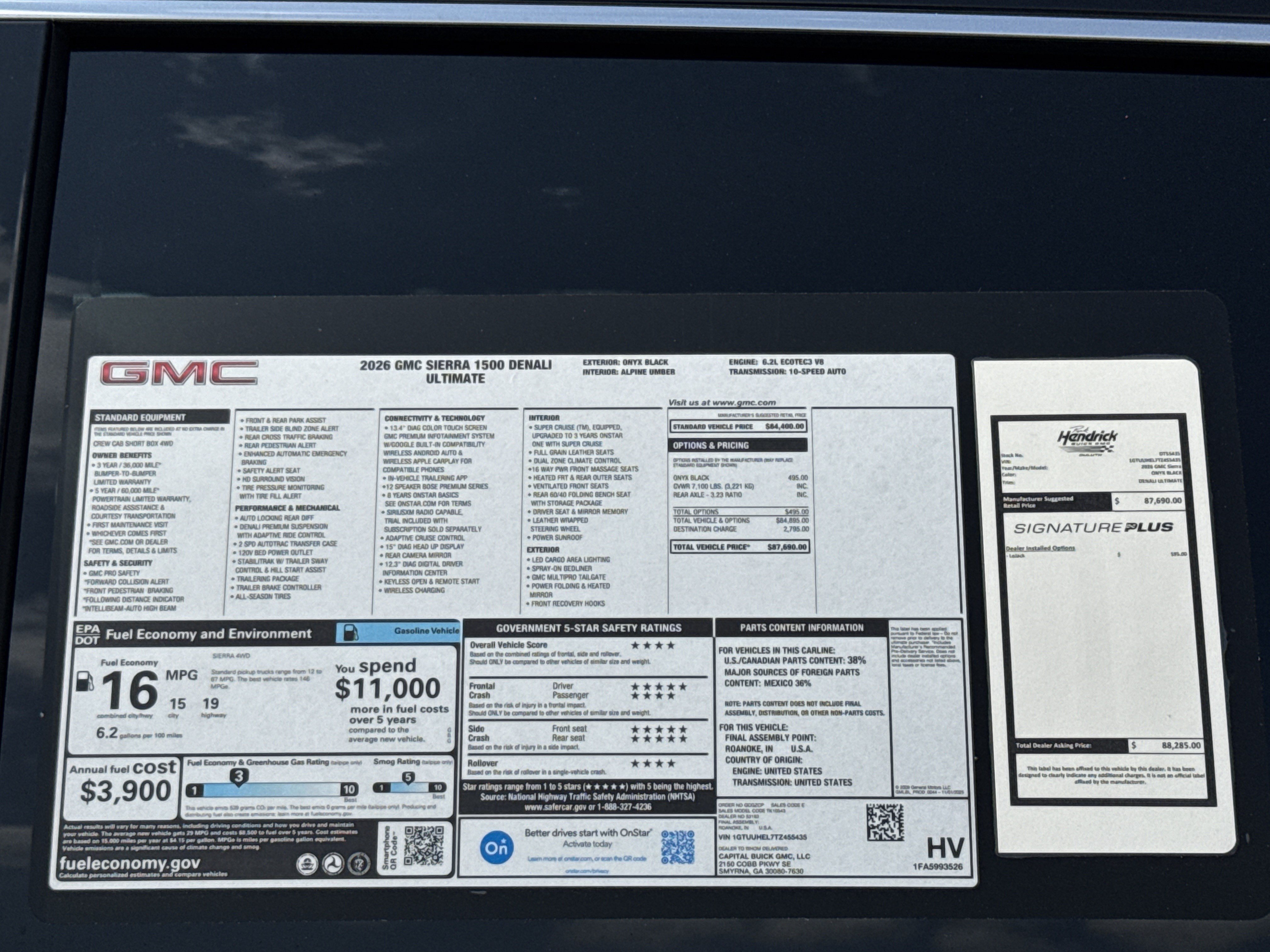 New 2026 GMC Sierra 1500 Denali Ultimate AWD/4WD image 40