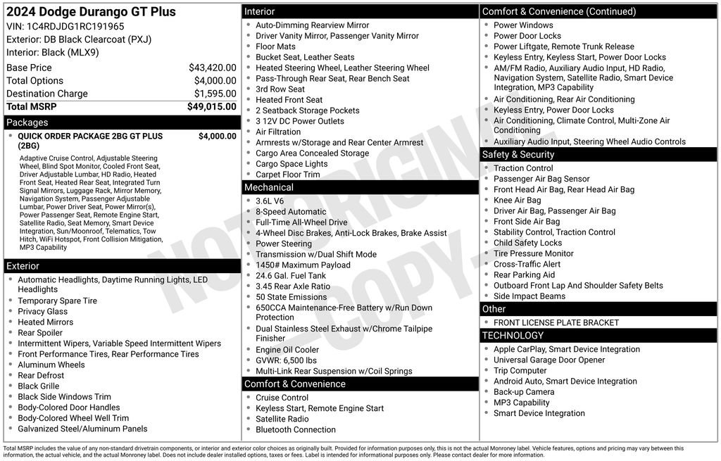 Used 2024 Dodge Durango GT image 22