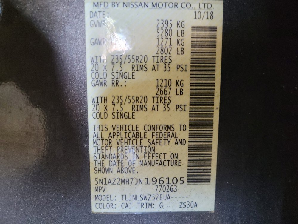 Used 2018 Nissan Murano Platinum image 33