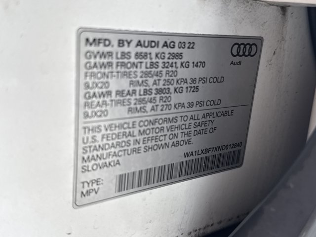 Used 2022 Audi Q7 3.0T Premium Plus AWD/4WD image 37