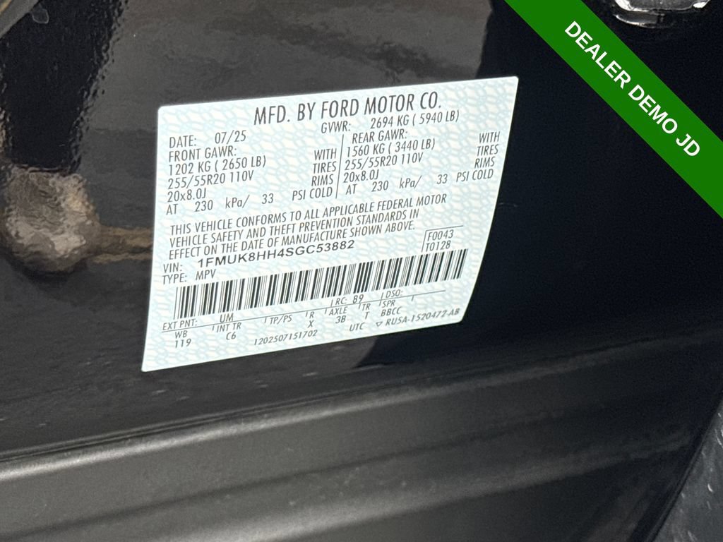 Used 2025 Ford Explorer Platinum AWD/4WD image 28