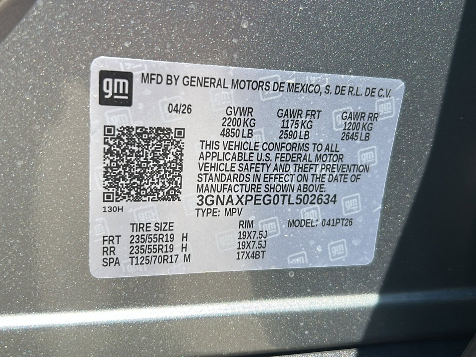 New 2026 Chevrolet Equinox LT w/ Convenience Package II AWD/4WD image 17