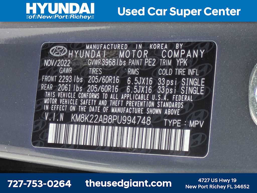 Used 2023 Hyundai Kona SE w/ Cargo Package FWD image 33