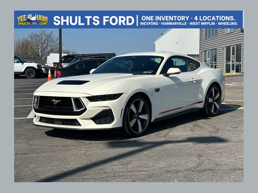 New 2025 Ford Mustang GT Premium w/ 60th Anniversary Package RWD image 1