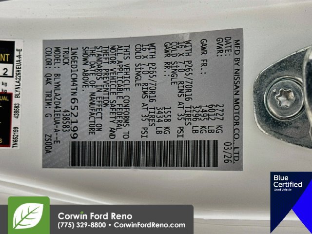 Used 2026 Nissan Frontier S w/ Tow Package AWD/4WD image 34